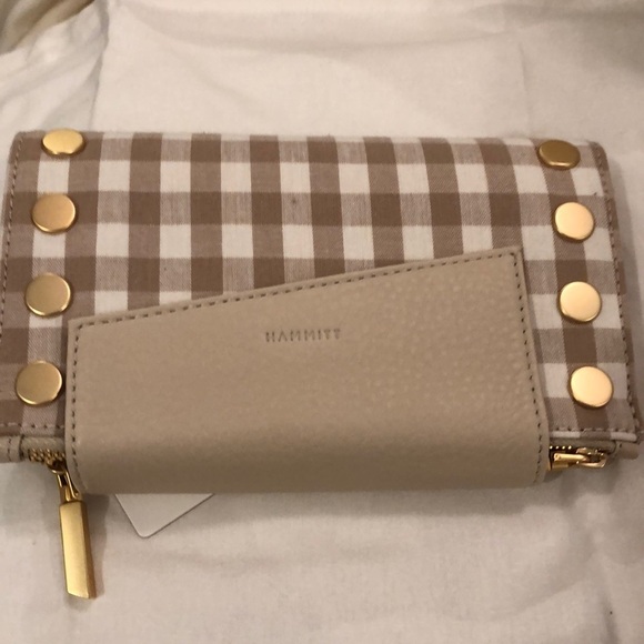 Hammitt Handbags - HAMMITT LEVY BENJAMIN CROSSBODY/CLUTCH/SHOULDER in Dandelion Gingham NWT